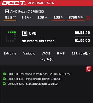 AMD Ryzen 7 5700X3D + B350 Pro4 + 32GB RAM
