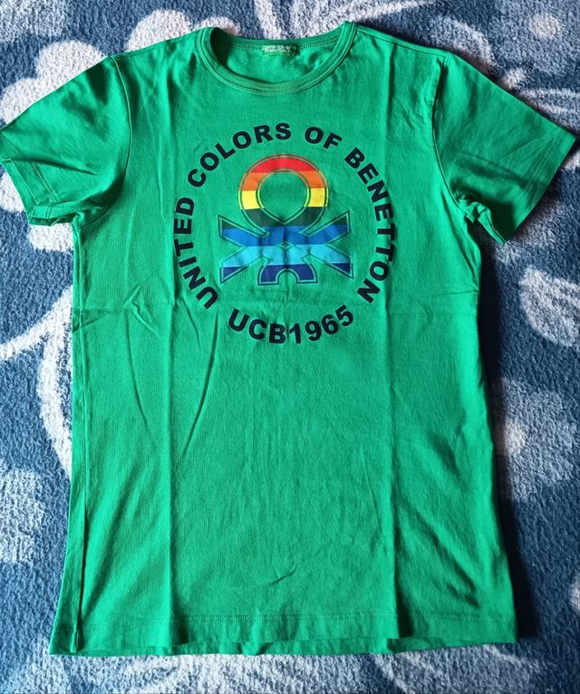 Camiseta Benetton niño verde