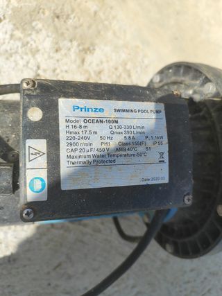 Motor piscina 1 CV