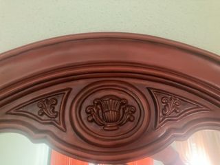 Espejo de pared de madera