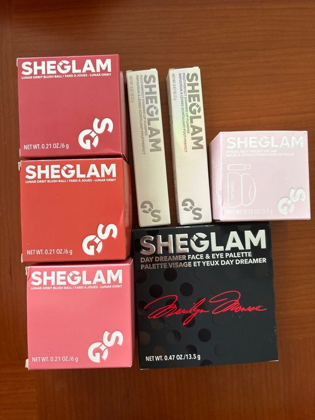 7 productos de maquillaje SHEGLAM sin usar