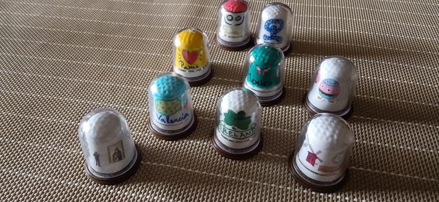 Lote 9 Dedales Coleccionables