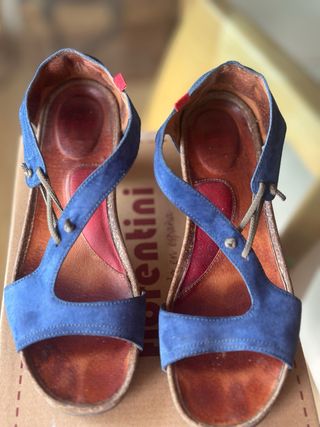 Sandalias azules 
