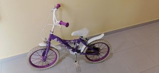 Bicicleta infantil morada