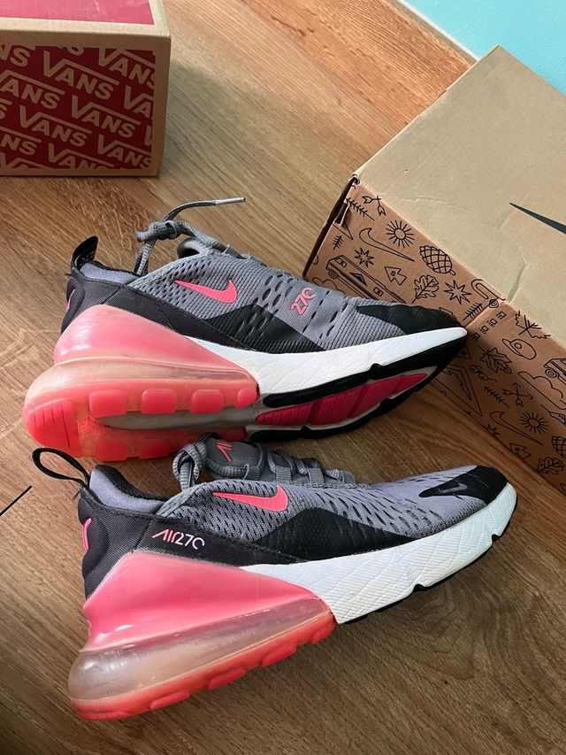 Zapatillas Nike Air 270 Gris/Rosa