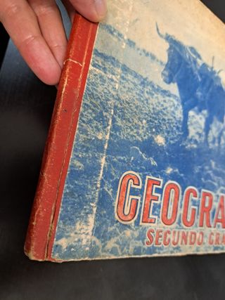 1942 Geografía. Libro antiguo