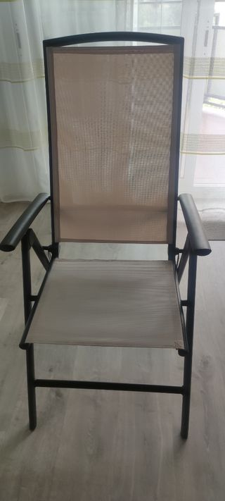 Silla de jardín graduable