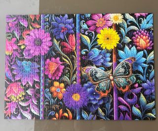 Puzzle Educa 500 Piezas Flores y Mariposa