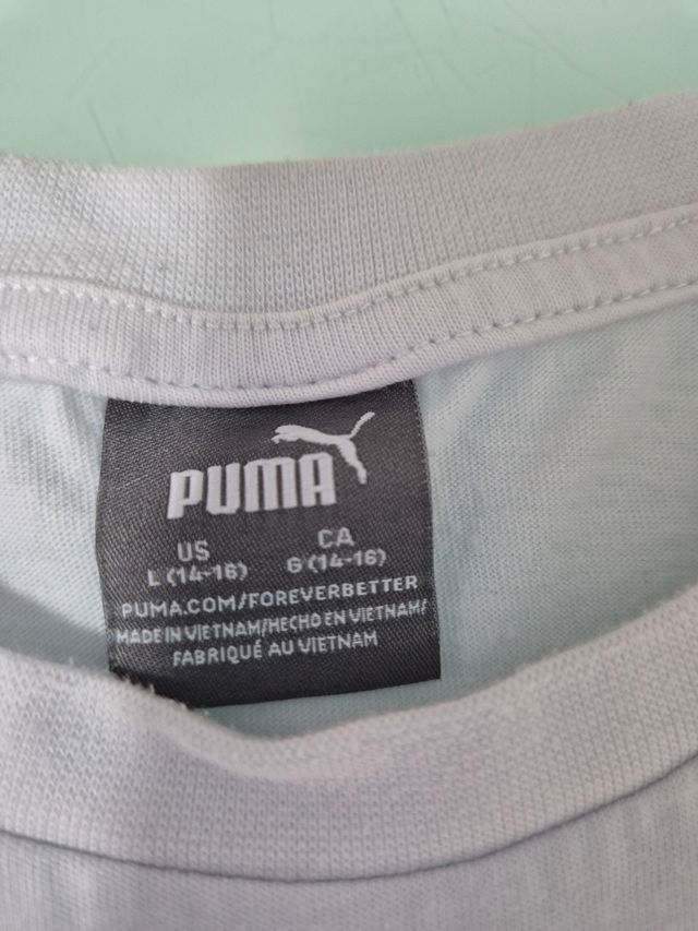 Conjunto Puma Camiseta y Pantalón Corto