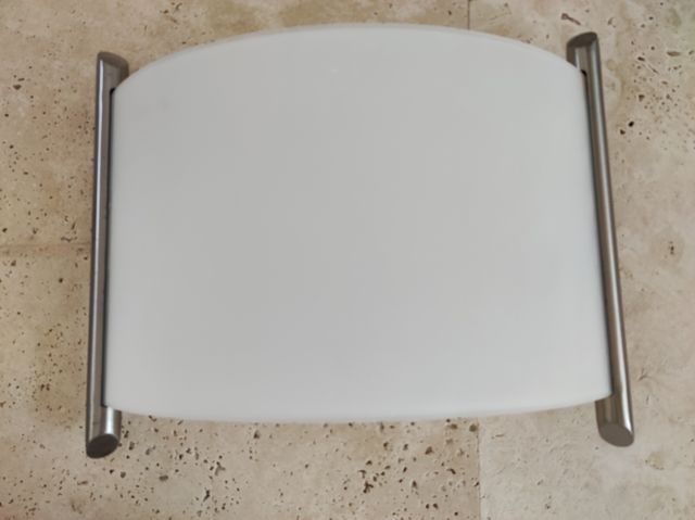 Lampara applique de pared con metal y cristal