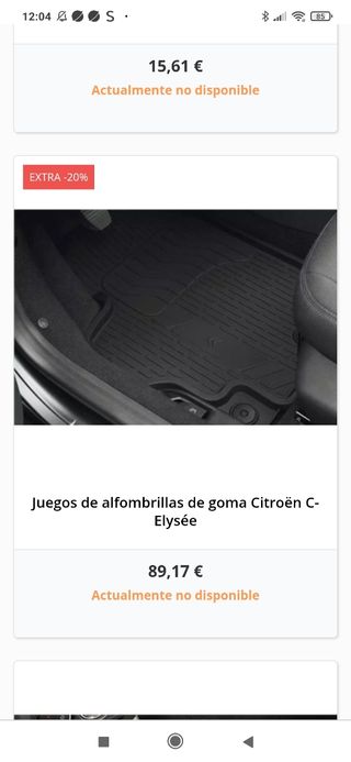 Alfombrillas Citroen C-Elysec 