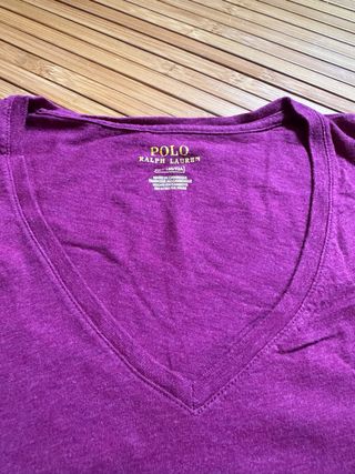 Polo Ralph Lauren Camiseta Morada Mujer Talla M
