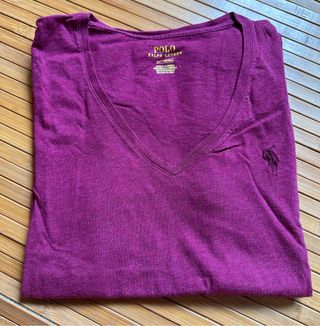 Polo Ralph Lauren Camiseta Morada Mujer Talla M