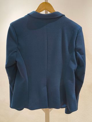 Blazer azul mujer