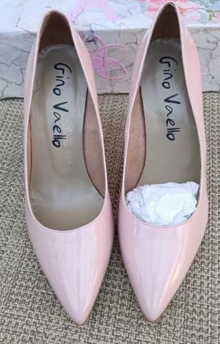 Zapatos de tacón Gino Vaello rosa palo talla 40