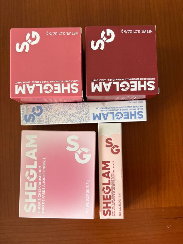 Lote 5 productos Sheglam sin usar