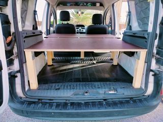 Mueble Camper y Colchón Viscolástica