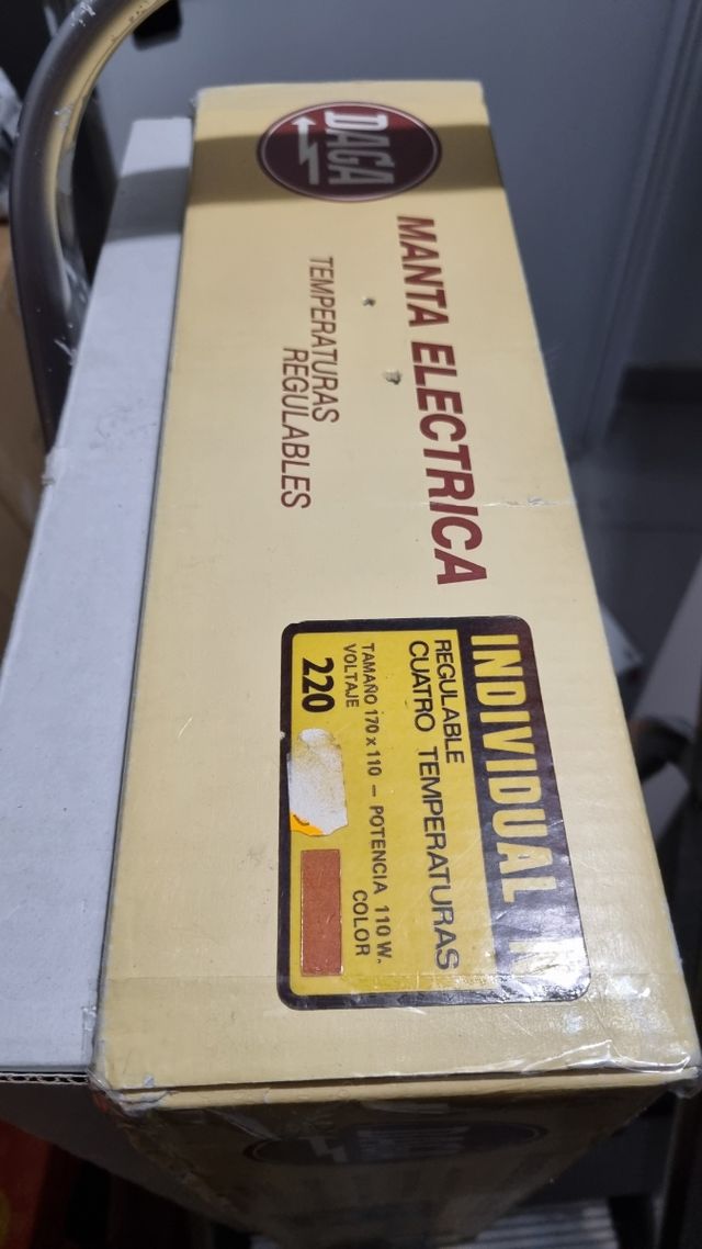 Manta Eléctrica Daga Individual 220V