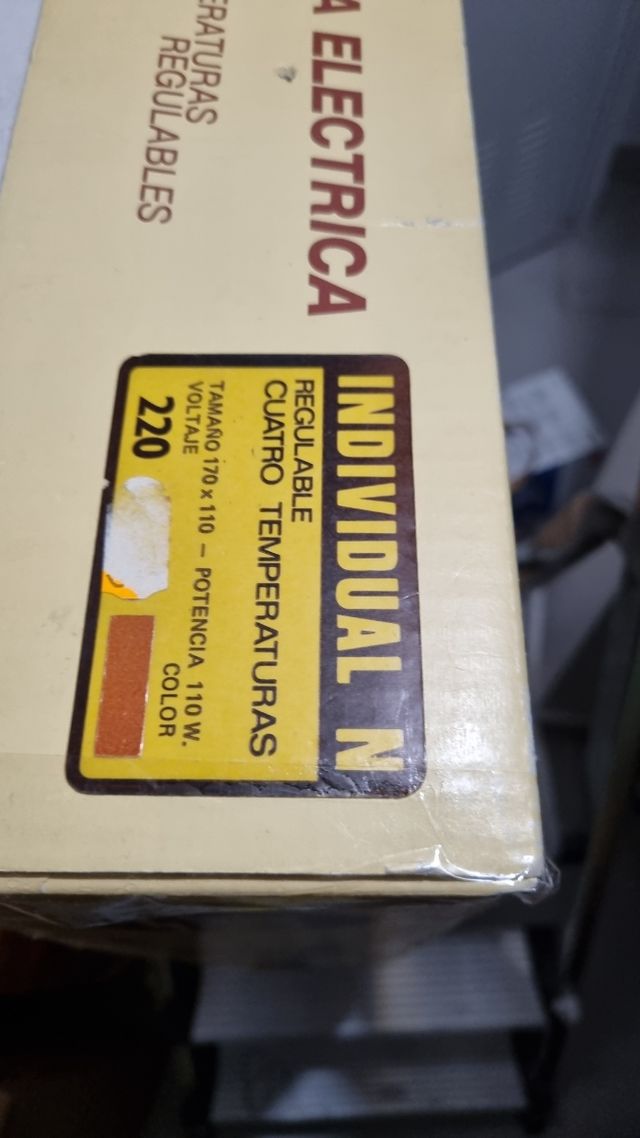 Manta Eléctrica Daga Individual 220V