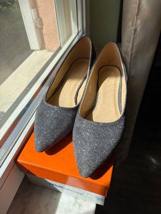 Scarpe décolleté argento numero 40