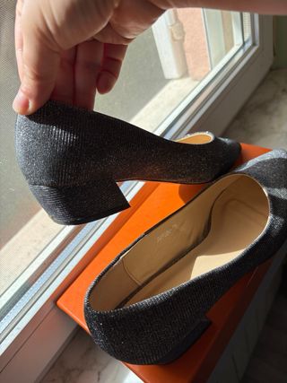 Scarpe décolleté argento numero 40