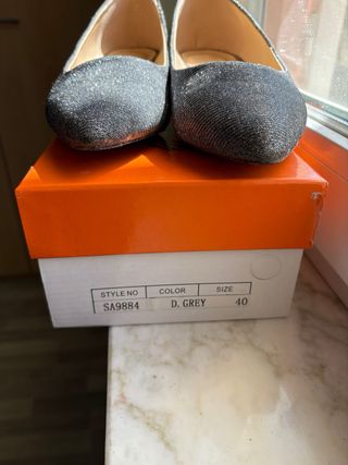 Scarpe décolleté argento numero 40