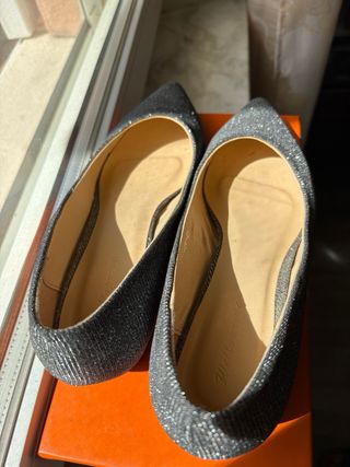 Scarpe décolleté argento numero 40