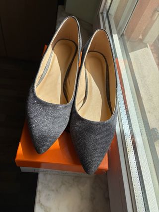 Scarpe décolleté argento numero 40