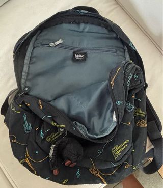 Mochila Kipling Estampado Instrumentos Musicales