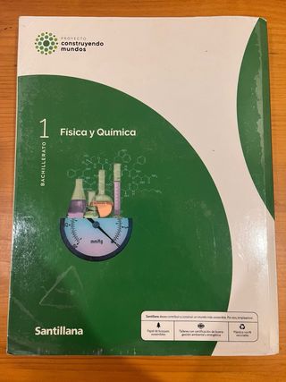 Libro física y quima de primero de bachillerato 