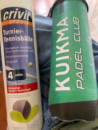 Pelotas de Tenis/Padel Crivit+Kuikma 9 uds