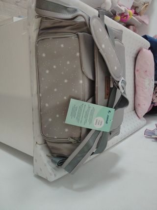 Bolso Trona Jane Estrellas Gris