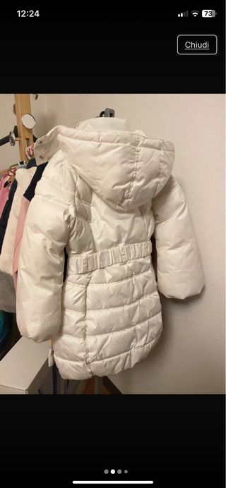 Giubbotto lungo Sarabanda 5 anni