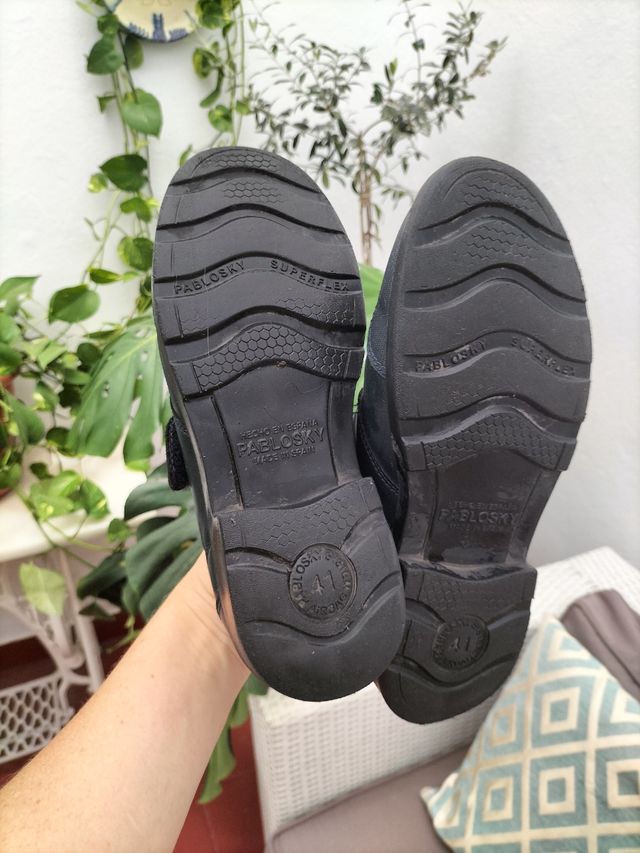 Zapatos Pablosky Escolares Azul Marino 41