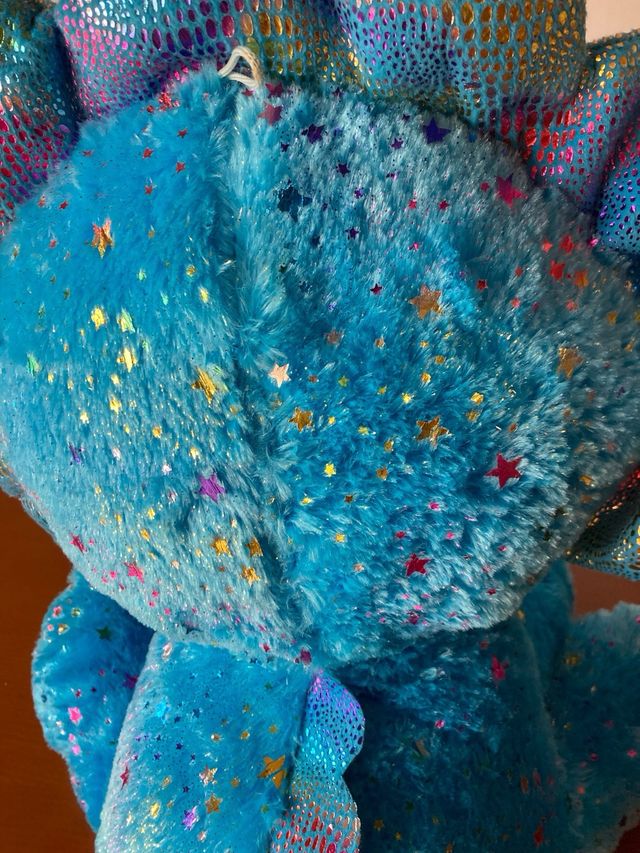 Peluche Dinosaurio Azul Fantasía 55cm