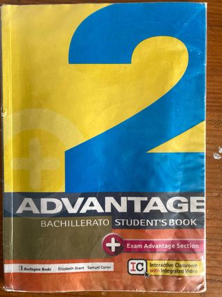 Libro inglés Advantage 2 bach
