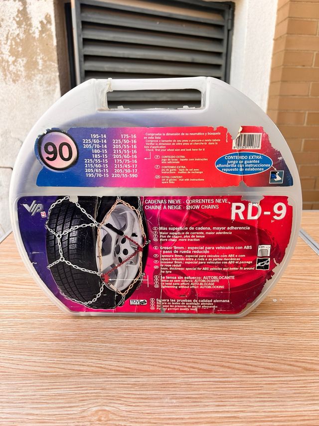 Cadenas para nieve RD-9 SIN USAR