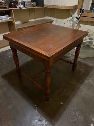 Mesa de madera extensible