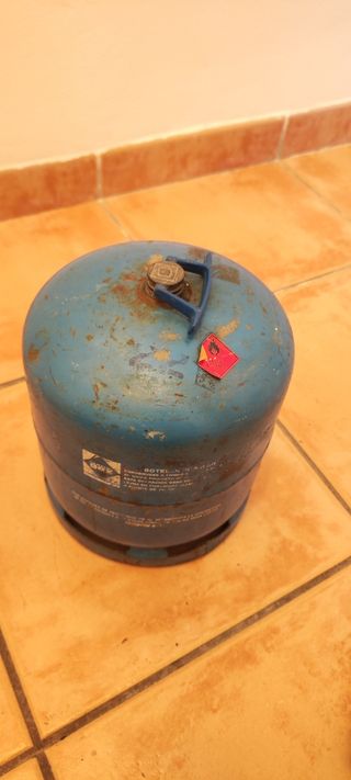 Botella de gas camping