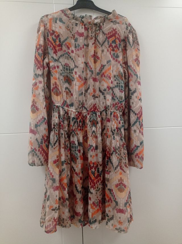 Vestido estampado talla 14