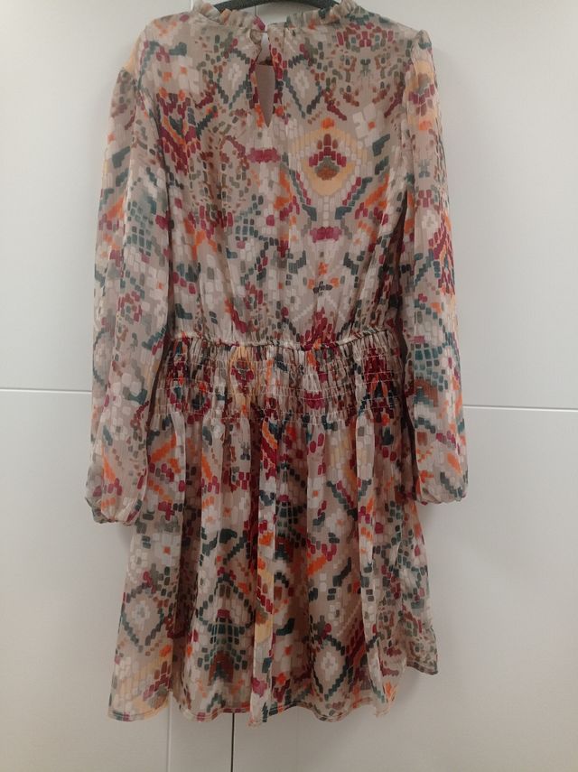 Vestido estampado talla 14