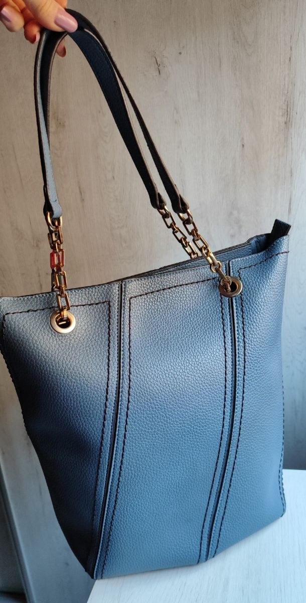 Bolso de hombro azul