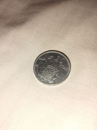25 Pesetas Serie BA 1957