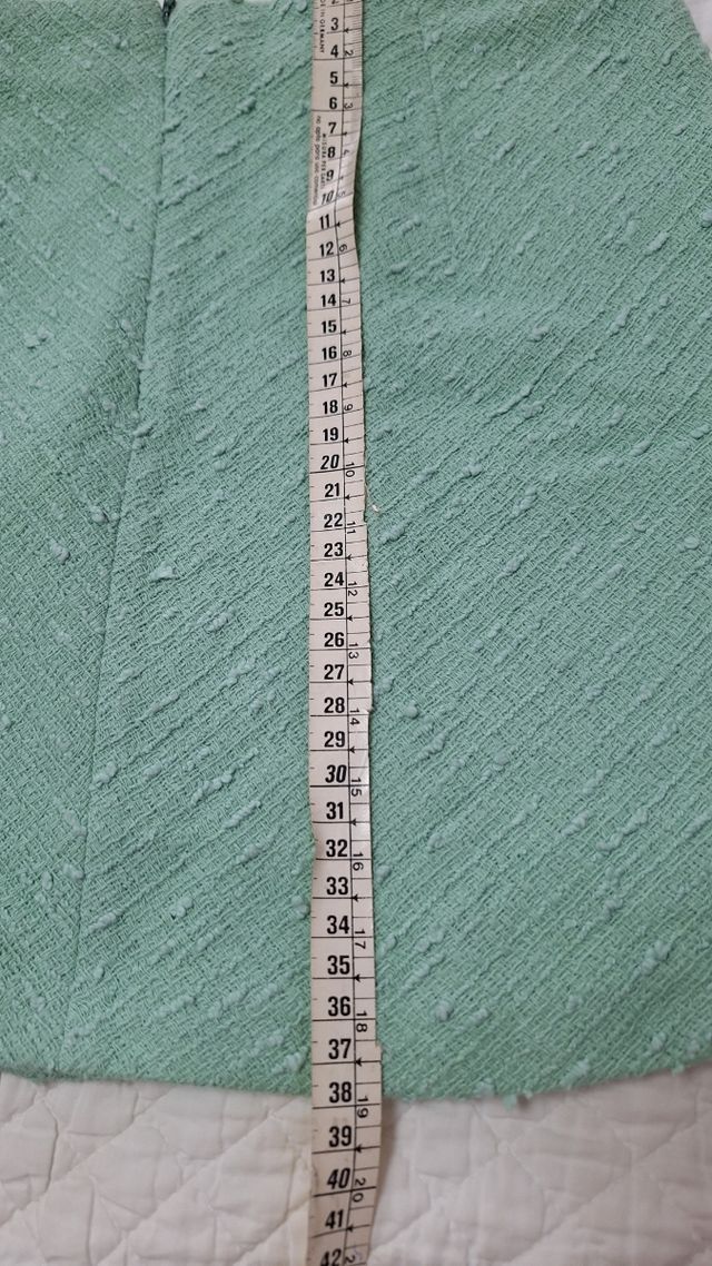 Minifalda Zara Verde Texturizada