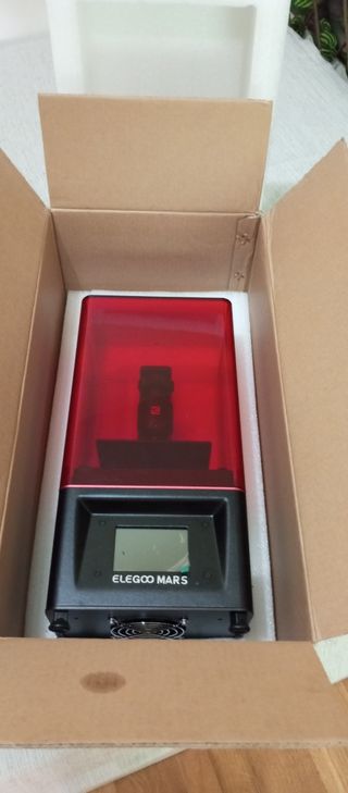 NUOVISSIMA stampante 3D Elegoo Mars rossa e nera