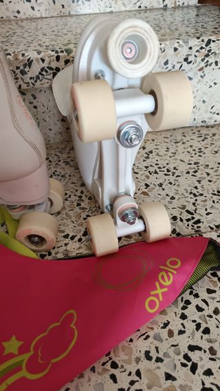 Patines 4 ruedas Oxelo blancos