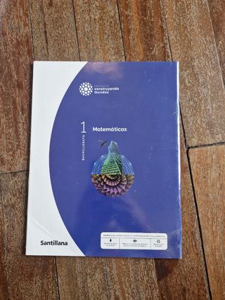 MATEMATICAS I 1 BACHILLERATO CONSTRUYENDO MUNDOS