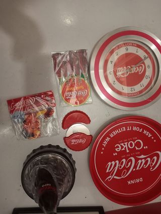 Lotto Coca-Cola: vassoio, pellicola e bottiglia