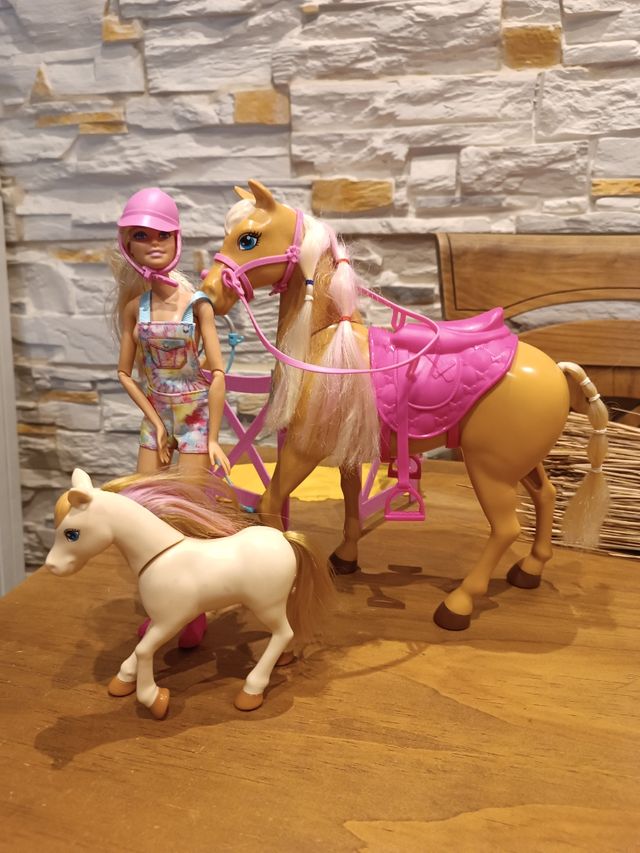 Barbie y Caballos
