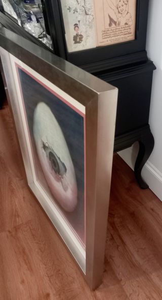 Cuadro surrealista vintage firmado Nais